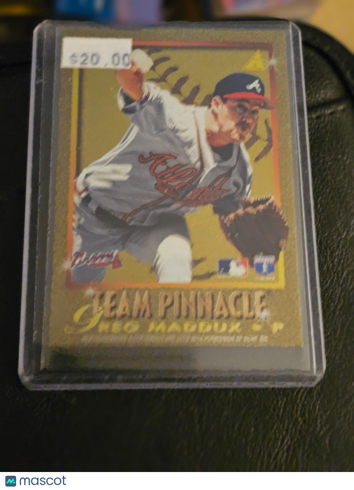 1996 Pinnacle Team Pinnacle Gold #9 Greg Maddux Randy Johnson Hall of